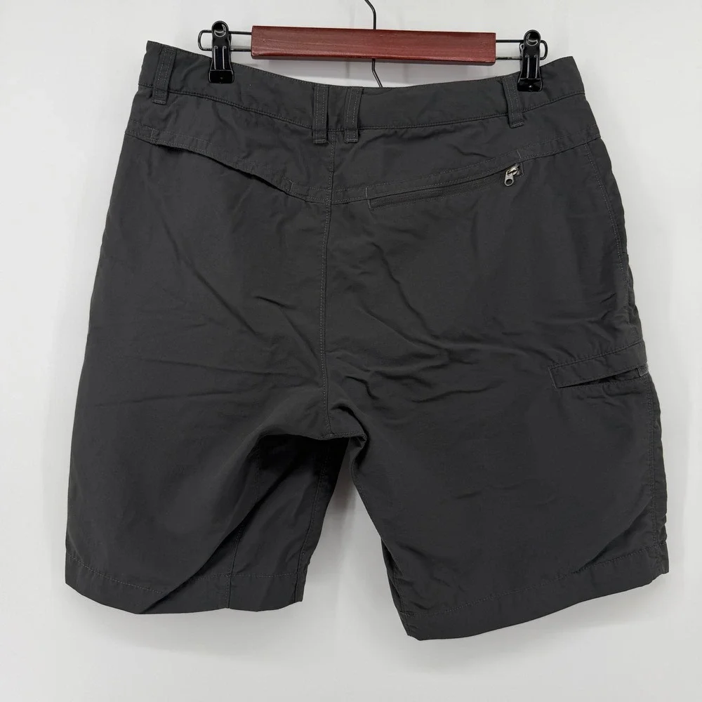 The North Face Hiking Shorts Mens 33 Gray Technical Cargo Utility Stretch Trail